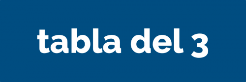 Tabla del 3