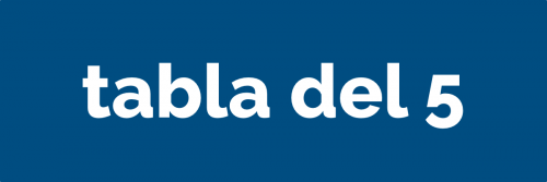 Tabla del 5
