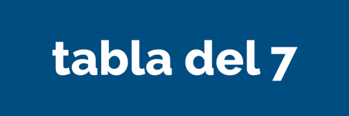 Tabla del 7